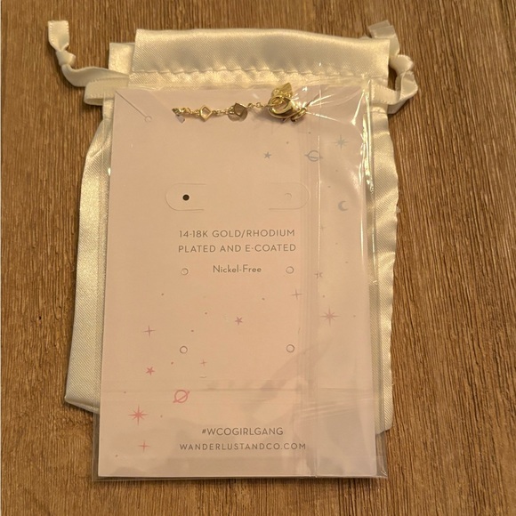 WANDERLUST + CO 14-18K Gold/Rhodium Plated Multi Link Anchor Chain Bracelet BNIP - Picture 5 of 9